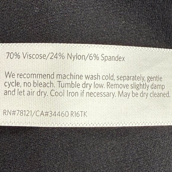 NWT Women's EILEEN FISHER Petite Stretch-Crepe Straight Pull-On Pants | Size PL - Picture 7 of 7